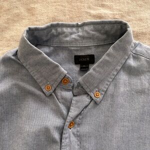 J. Crew Blue Long Sleeve Button Down Shirt XL